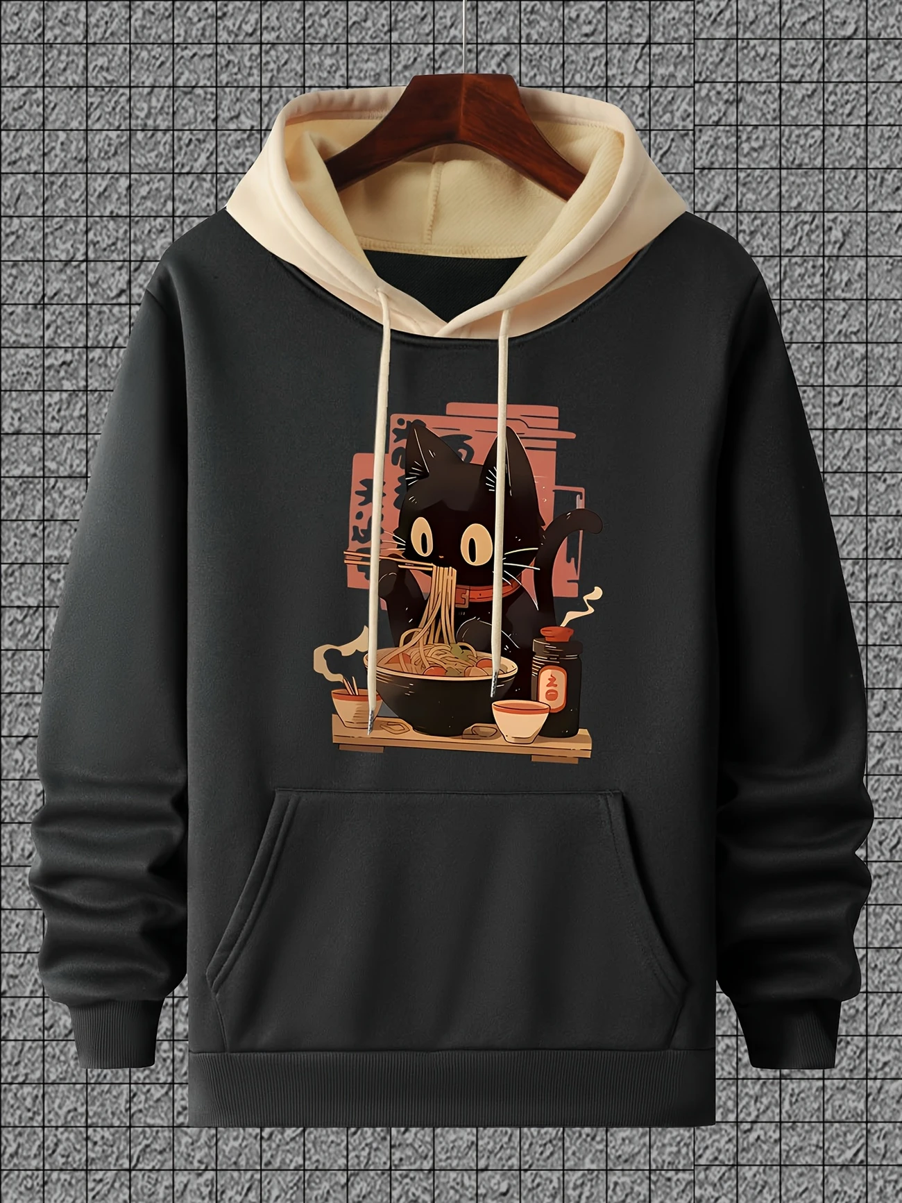 Hoodie with Black