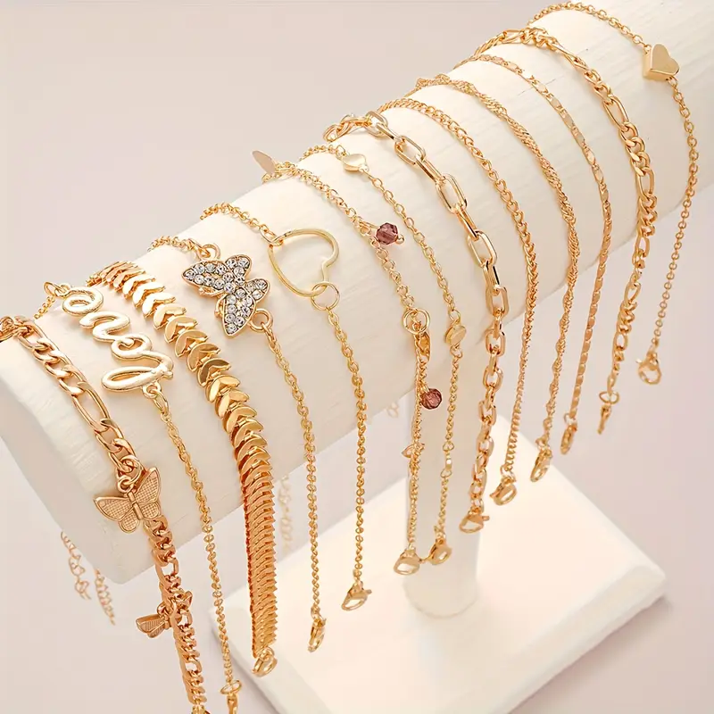 Golden-Toned Anklet